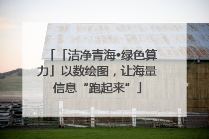 「洁净青海•绿色算力」以数绘图，让海量信息“跑起来”