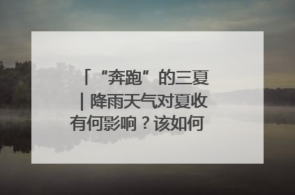 “奔跑”的三夏｜降雨天气对夏收有何影响？该如何防范？一文了解