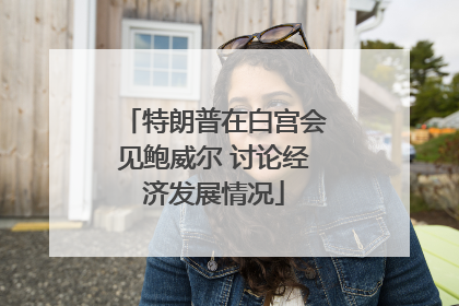 特朗普在白宫会见鲍威尔 讨论经济发展情况