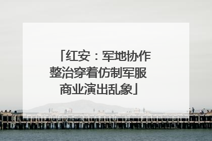 红安：军地协作整治穿着仿制军服商业演出乱象