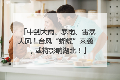 中到大雨、暴雨、雷暴大风！台风“蝴蝶”来袭，或将影响湖北！
