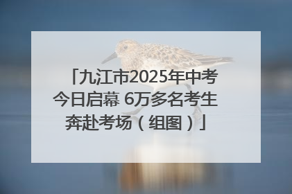 九江市2025年中考今日启幕 6万多名考生奔赴考场（组图）