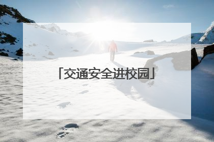 交通安全进校园