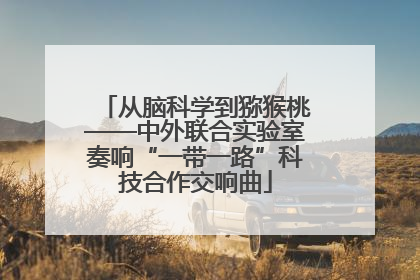 从脑科学到猕猴桃——中外联合实验室奏响“一带一路”科技合作交响曲