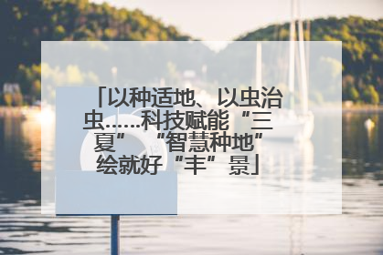 以种适地、以虫治虫……科技赋能“三夏” “智慧种地”绘就好“丰”景