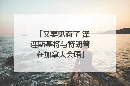 又要见面了 泽连斯基将与特朗普在加拿大会晤