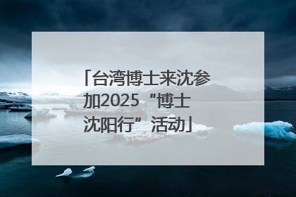 台湾博士来沈参加2025“博士沈阳行”活动