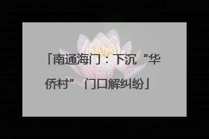 南通海门：下沉“华侨村” 门口解纠纷