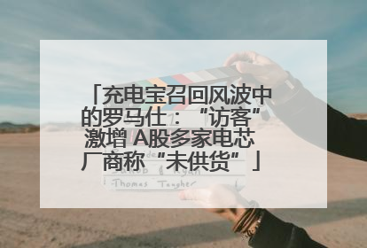 充电宝召回风波中的罗马仕：“访客”激增 A股多家电芯厂商称“未供货”