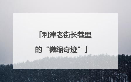 利津老街长巷里的“微缩奇迹”