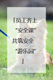 员工齐上“安全课” 共筑安全“游乐园”