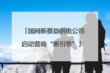 国网新蔡县供电公司启动营商“新引擎”