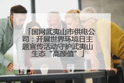 国网武夷山市供电公司：开展世界环境日主题宣传活动守护武夷山生态“高颜值”