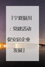 宁夏银川：党建活动促安居企业发展
