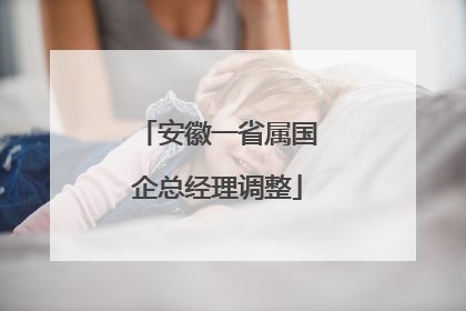 安徽一省属国企总经理调整