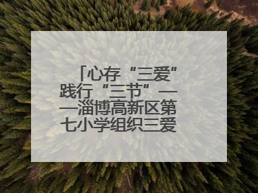 心存“三爱”践行“三节”——淄博高新区第七小学组织三爱三节主题活动