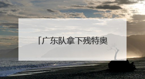广东队拿下残特奥会夏季项目首金