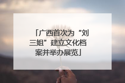 广西首次为“刘三姐”建立文化档案并举办展览