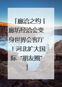 廊洽之约丨廊坊经洽会变身世界会客厅！河北扩大国际“朋友圈”