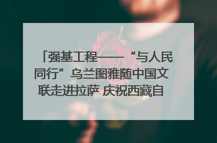 强基工程——“与人民同行”乌兰图雅随中国文联走进拉萨 庆祝西藏自治区成立60周年