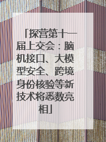 探营第十一届上交会：脑机接口、大模型安全、跨境身份核验等新技术将悉数亮相
