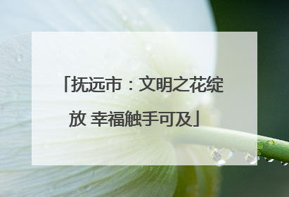 抚远市：文明之花绽放 幸福触手可及