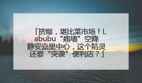 挤爆，堪比菜市场！Labubu“痛墙”空降静安嘉里中心，这个精灵还要“突袭”便利店？