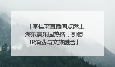 李佳琦直播间点燃上海乐高乐园热情，引领IP消费与文旅融合