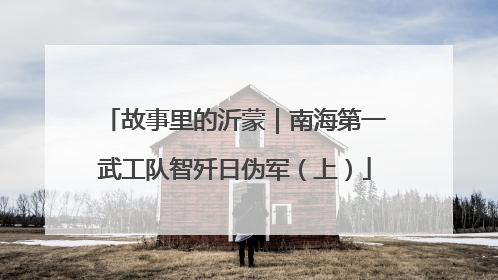 故事里的沂蒙｜南海第一武工队智歼日伪军（上）