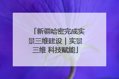 新疆哈密完成实景三维建设｜实景三维 科技赋能