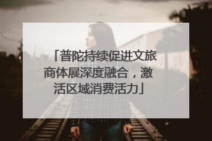 普陀持续促进文旅商体展深度融合，激活区域消费活力