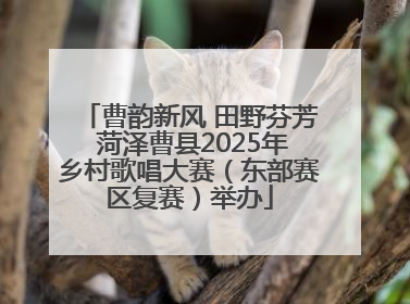 曹韵新风 田野芬芳 菏泽曹县2025年乡村歌唱大赛（东部赛区复赛）举办