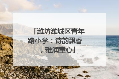 潍坊潍城区青年路小学：诗韵飘香，雅润童心