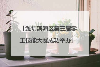 潍坊滨海区第三届零工技能大赛成功举办