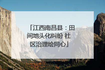 江西南昌县：田间地头化纠纷 社区治理绘同心