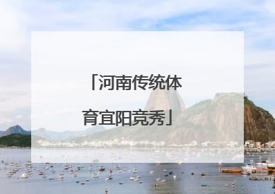 河南传统体育宜阳竞秀