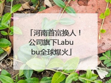 河南首富换人！公司旗下Labubu全球爆火