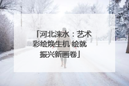 河北涞水：艺术彩绘焕生机 绘就振兴新画卷