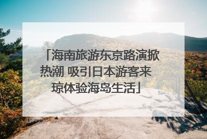 海南旅游东京路演掀热潮 吸引日本游客来琼体验海岛生活