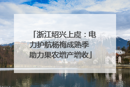浙江绍兴上虞：电力护航杨梅成熟季 助力果农增产增收