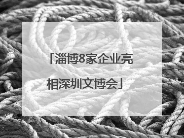 淄博8家企业亮相深圳文博会