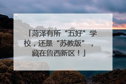 菏泽有所“五好”学校，还是“苏教版”，藏在鲁西新区！