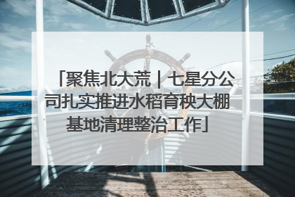 聚焦北大荒｜七星分公司扎实推进水稻育秧大棚基地清理整治工作