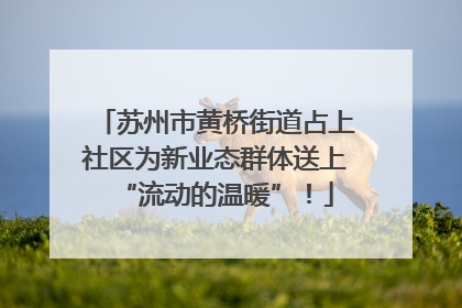 苏州市黄桥街道占上社区为新业态群体送上“流动的温暖”！