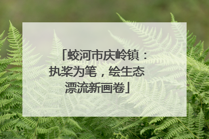 蛟河市庆岭镇：执桨为笔，绘生态漂流新画卷