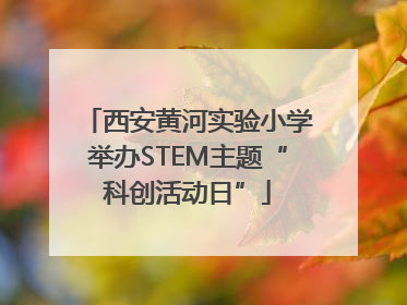 西安黄河实验小学举办STEM主题“科创活动日”