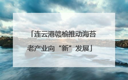 连云港赣榆推动海苔老产业向“新”发展