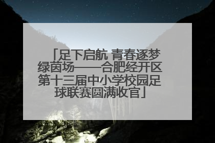 足下启航 青春逐梦绿茵场——合肥经开区第十三届中小学校园足球联赛圆满收官