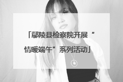 鄢陵县检察院开展“情暖端午”系列活动