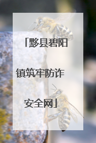 黟县碧阳镇筑牢防诈安全网